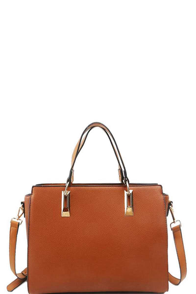 Modern Chic Stylish Satchel With Long Strap