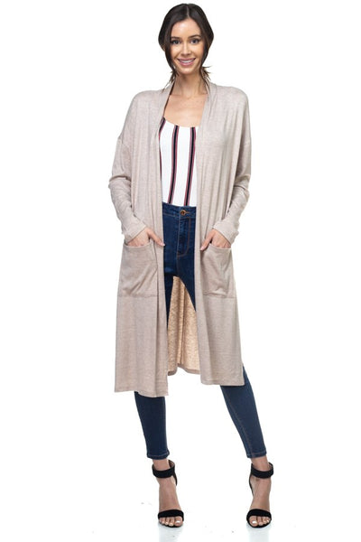 Long Sleeve Pocket Cardigan