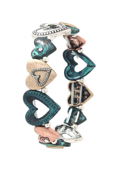 Heart Shape Stretch Bracelet