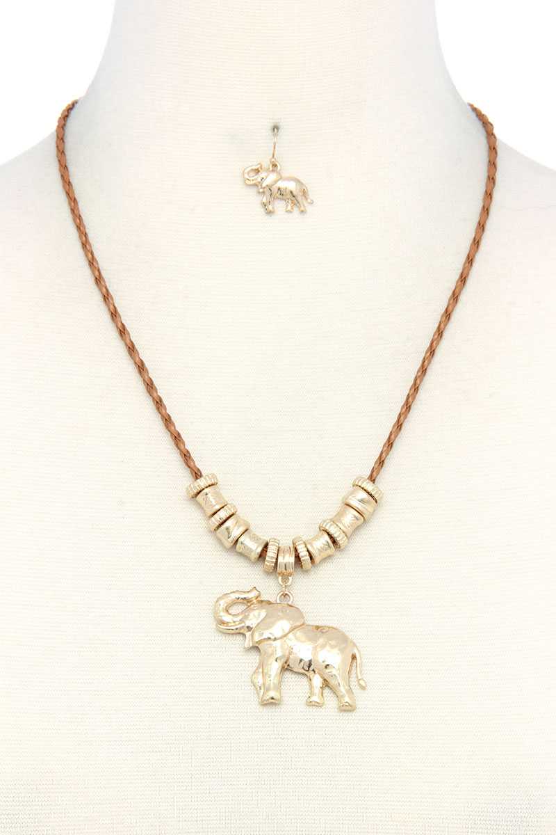 Elephant Charm Necklace