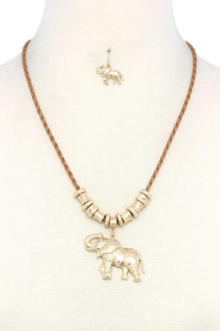 Elephant Charm Necklace