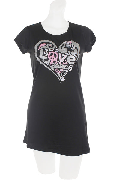 Knit Over Sized Scooped Neck Shirt