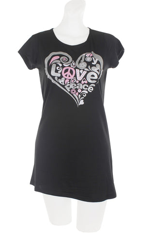 Knit Over Sized Scooped Neck Shirt