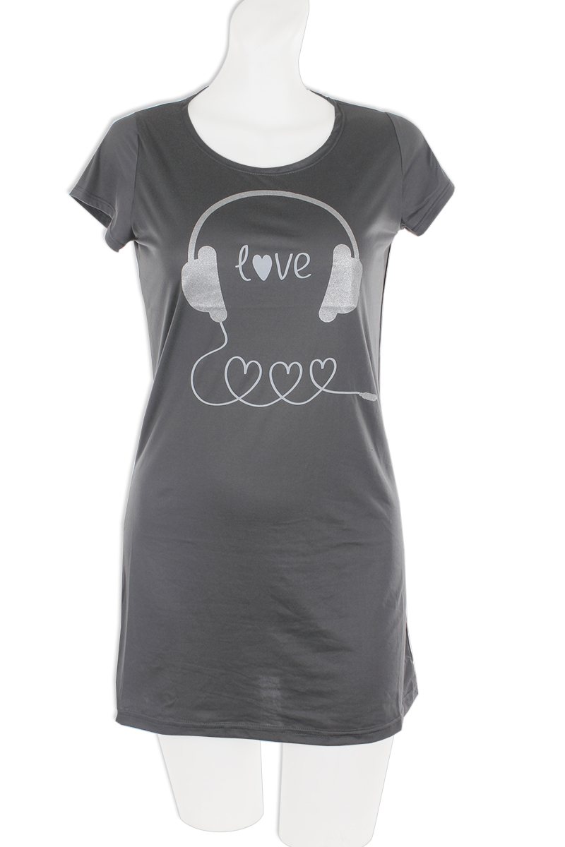 Knit Over Sized Scooped Neck Shirt