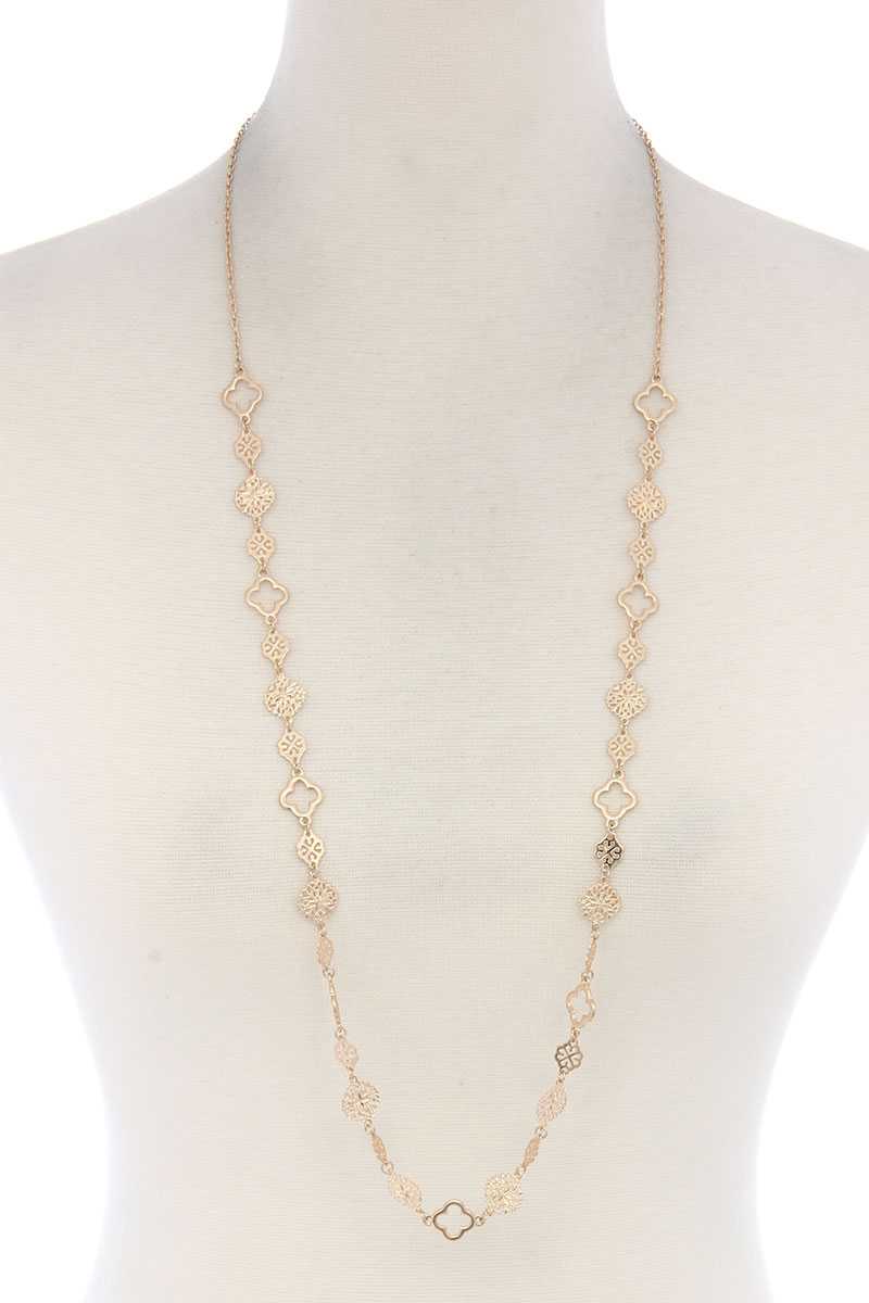 Moroccan Shape Loop Necklace