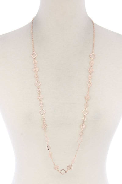 Moroccan Shape Loop Necklace