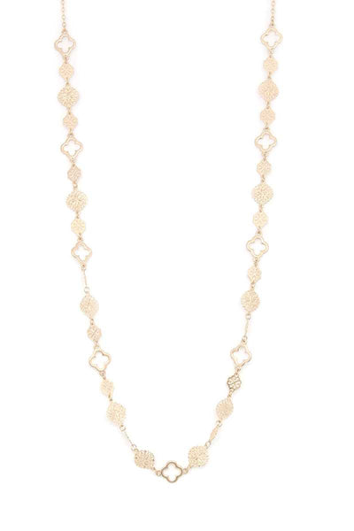 Moroccan Shape Loop Necklace