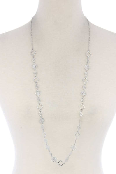 Moroccan Shape Loop Necklace