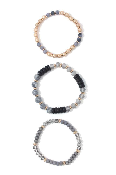 Beaded Stretch Bracelet Set