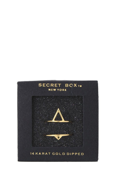 Triangular Shape Open Ring