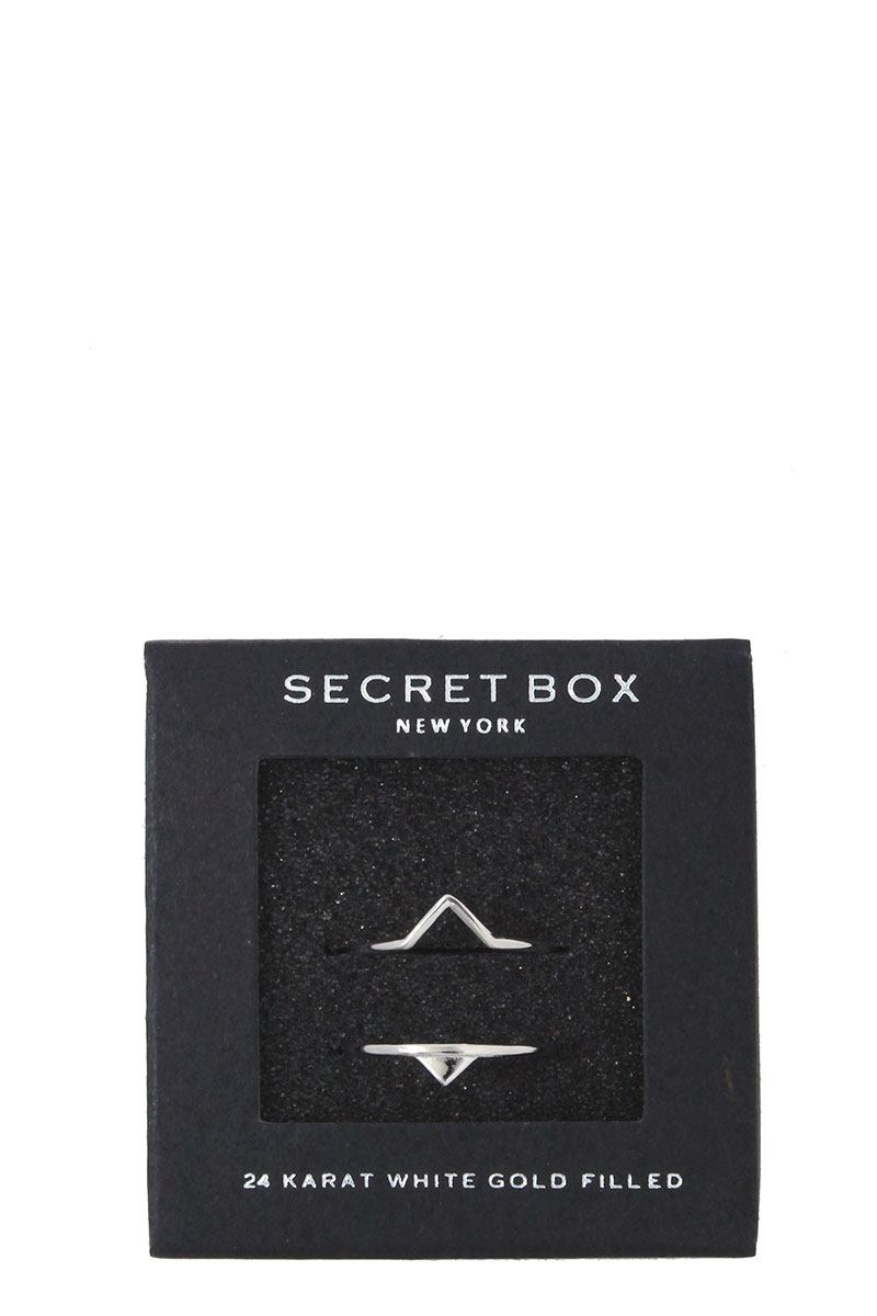 Dainty Triangle Shape Open Ring