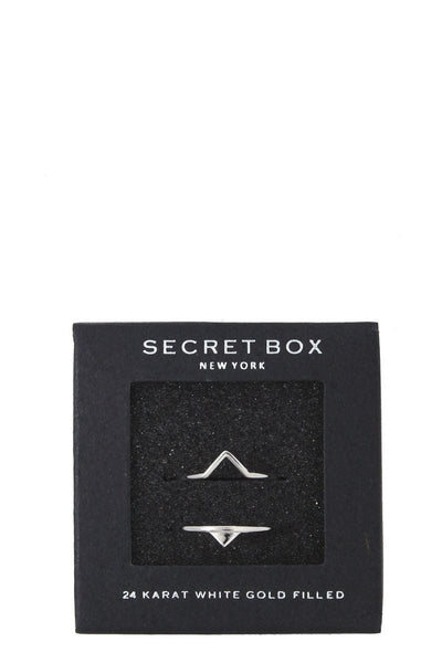 Dainty Triangle Shape Open Ring