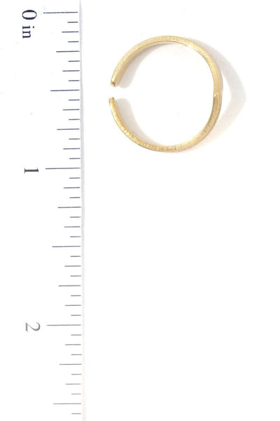 Chevron Shape Metal Ring