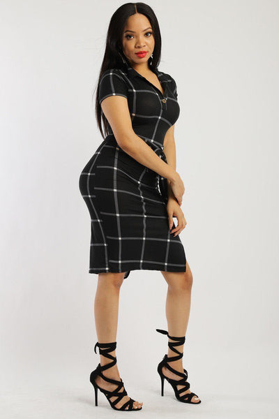 Plaid, Midi Tee Dress