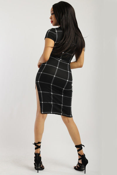 Plaid, Midi Tee Dress