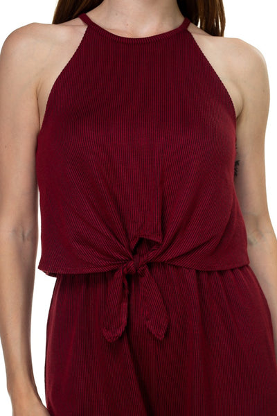 Sleeveless Stripe Romper