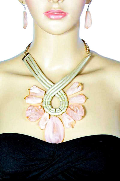 Milky Stone Necklace