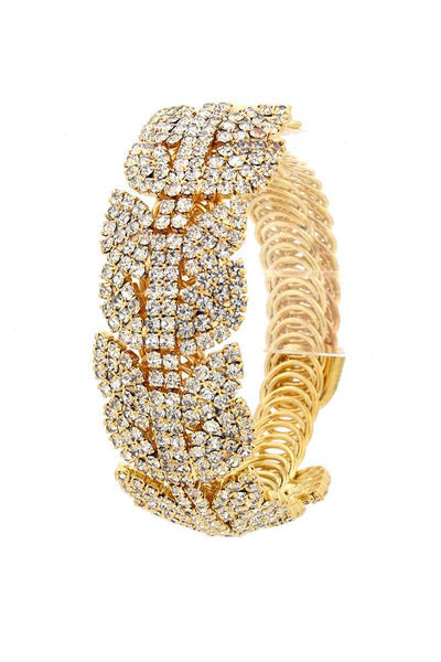 Flexible Rhinestone Bracelet