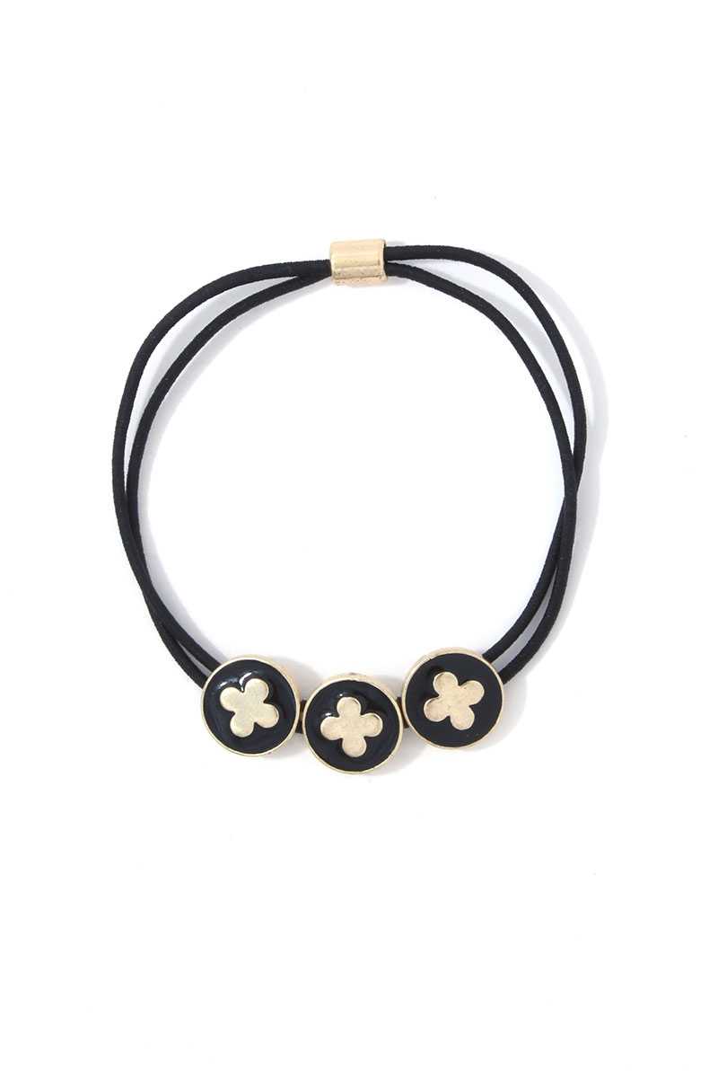 Moroccan Shape Circle Suede Bracelet
