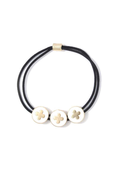 Moroccan Shape Circle Suede Bracelet