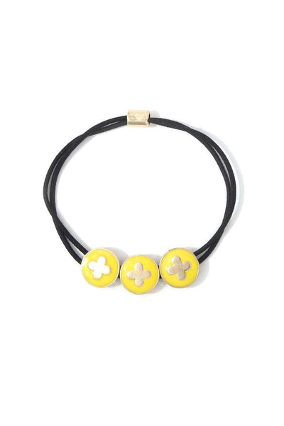 Moroccan Shape Circle Suede Bracelet