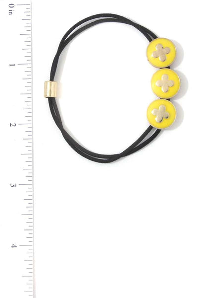 Moroccan Shape Circle Suede Bracelet