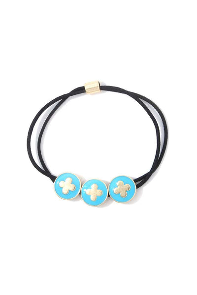 Moroccan Shape Circle Suede Bracelet