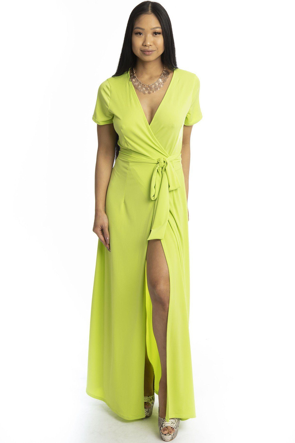 Floor Length Wrap Dresses