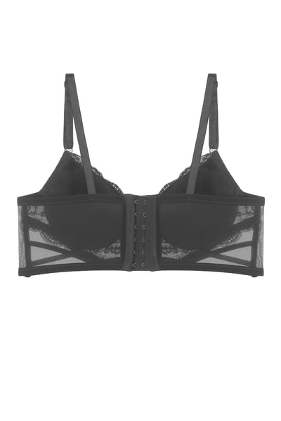 Floral Lace Plunge Bra