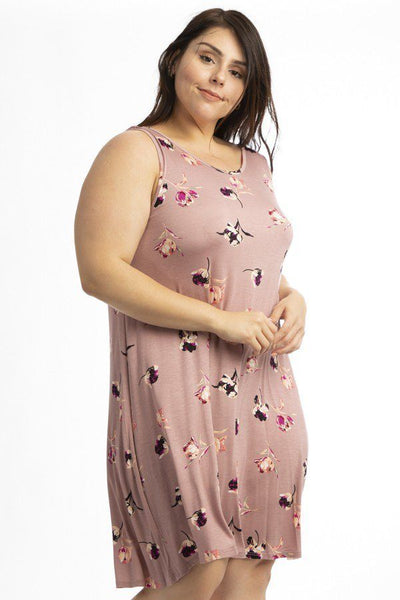 Sleeveless Summer Dress Featuring A Cross Back Detail