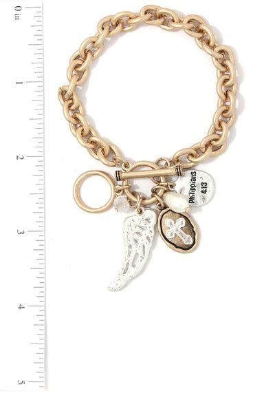 Wing Charm Bracelet