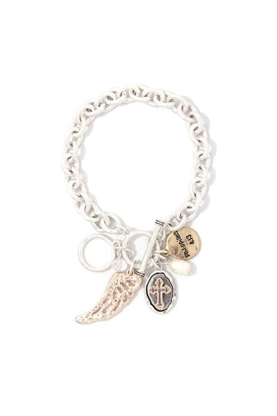 Wing Charm Bracelet