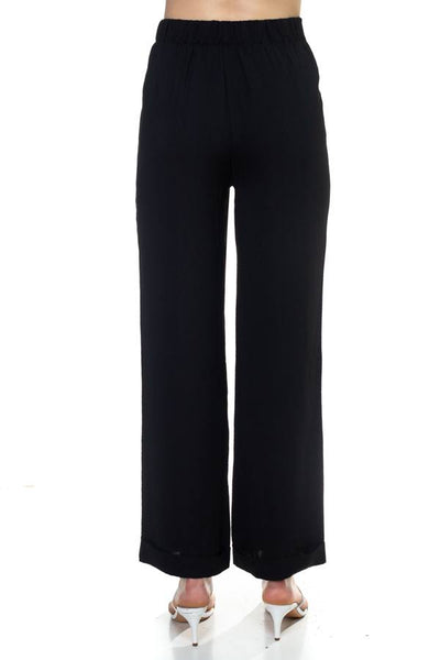 Double O-ring Zipper Up Pants