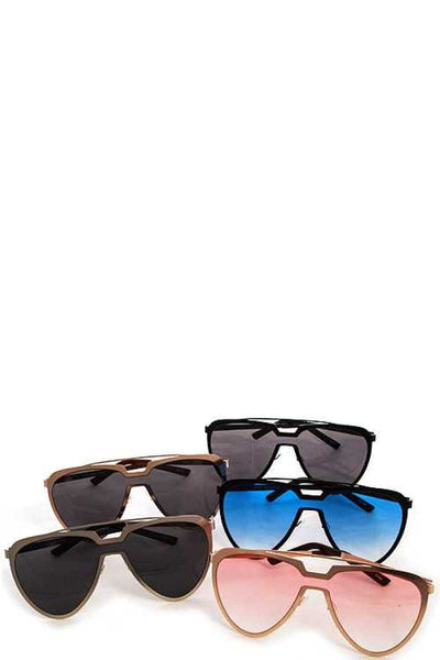 Modern Aviator Retro Pop Sunglasses