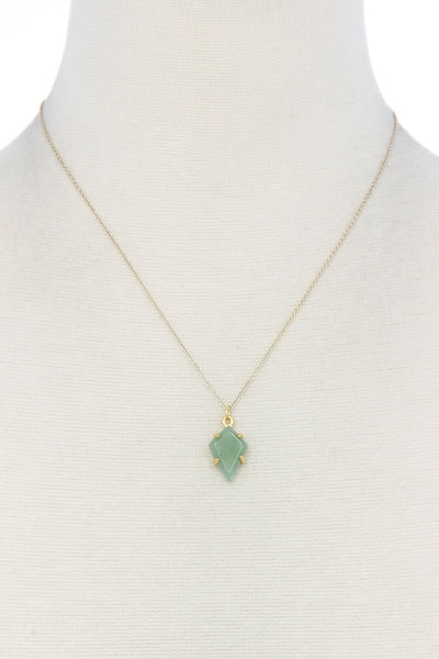 Modern Fashion Stone Pendant Necklace