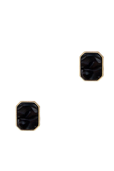 Fashion Square Marble Earring