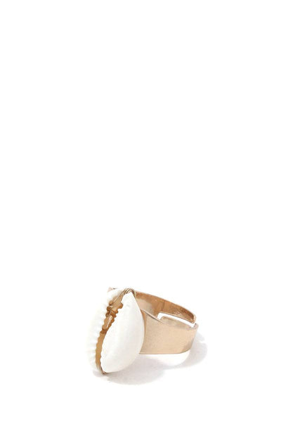Cowrie Shell Ring