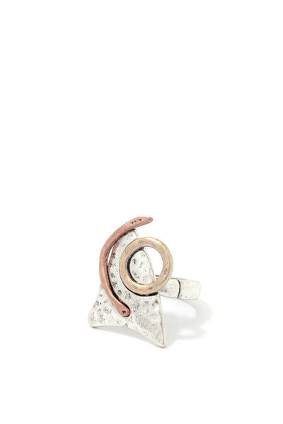 Triangular Shape Stretch Ring