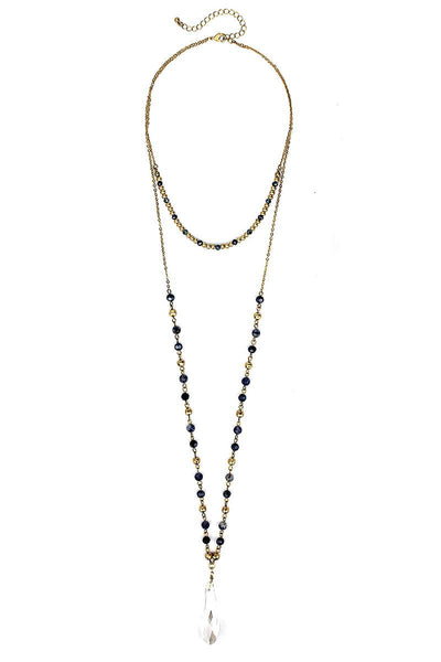 Fashion Modern Chic Crystal Drop Necklace