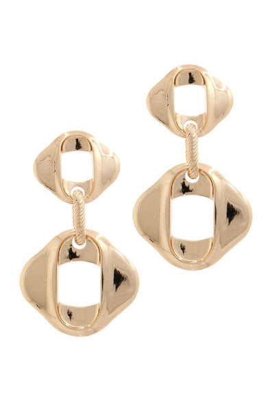 Metal Drop Earring