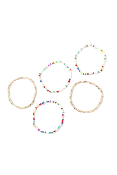 Beaded Stretch Bracelet Set