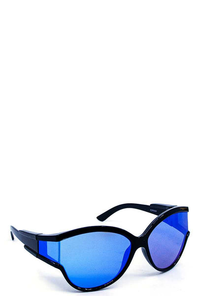 Casual Poly Carbonate Wrap Sunglasses