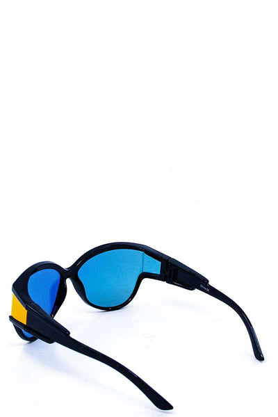 Casual Poly Carbonate Wrap Sunglasses