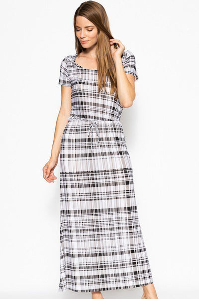 Short Sleeved Maxi Dress