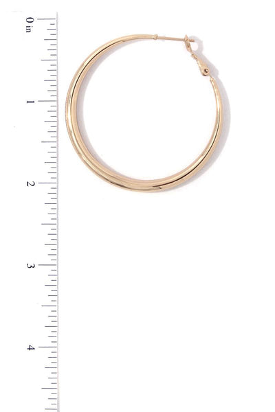 Metal Hoop Earring