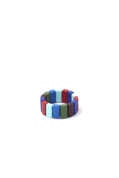 Rectangular Block Stretch Ring