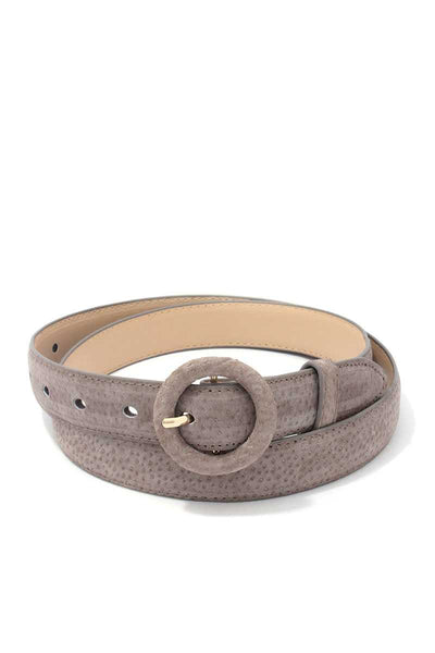 Soft Rounded Buckle Belt