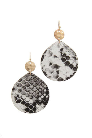 Double Circle Drop Earring