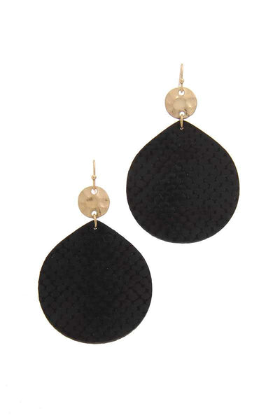 Double Circle Drop Earring