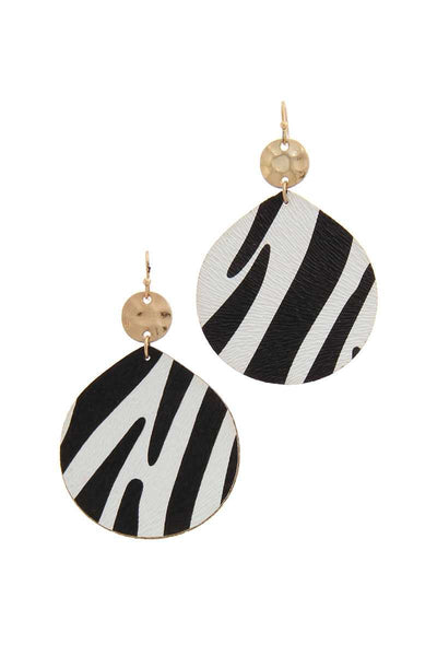 Double Circle Drop Earring